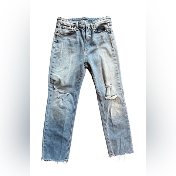 Rag & bone high rise ankle frayed knees and ankle size 27 - Picture 1 of 9